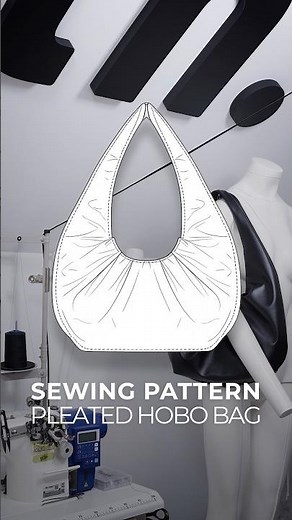 Modern Hobo Bag Sewing Pattern | DIY Designer Bag