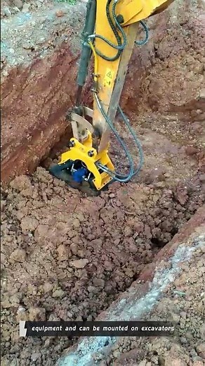 RAY Construction Work Vibrating Plate Compactors Hydraulic Compactor Vibration Rammer