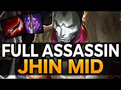 ONE SHOT KILL - Full Assassin Jhin Mid - League of Legends