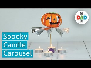 How To Make a Candle Carousel for Halloween | Simple Science Experiment