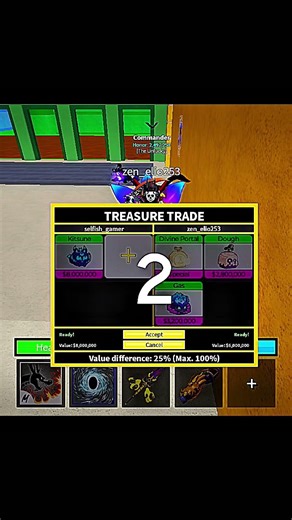 "TRADING DIVINE PORTAL 😱"#roblox #bloxfruits #edit