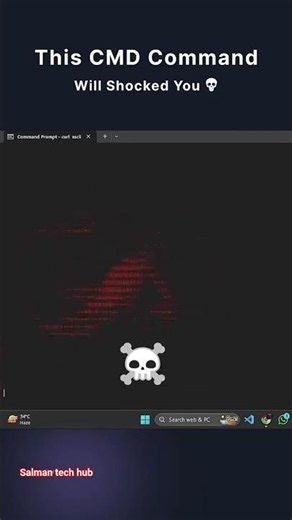 Secret CMD Animation Trick! 🤯 #Shorts