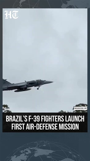 The Brazilian Air Force (FAB) marked a new operational milestone, deploying its F-39 Gripen fighter jets for the first time on a live air-defence alert mission from Anapolis Air Base (BAAN) as it steps up surveillance and protection of national airspace Stay updated with all the stories that matter — download the Hindustan Times app | Hindustan Times