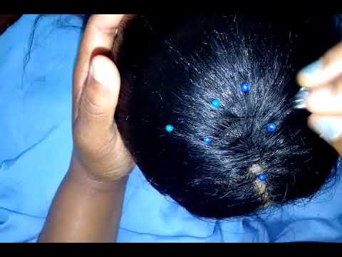 Relaxing Scalp Check ASMR on mannequin | Hair Parting & Scalp Inspection – Look What I Found