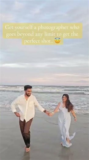 Going to lengths or limits to get the Perfect Shot - Love my work - Beach Photoshoot | Couple |