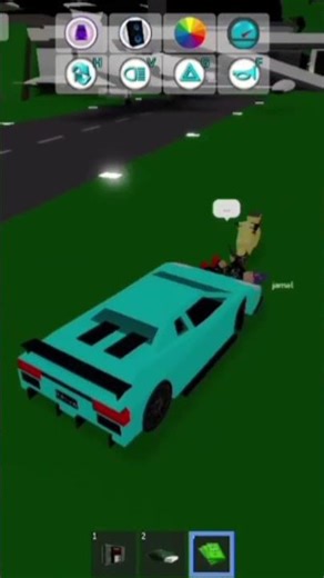 This Roblox Noob Tried To Kill Me But I Ran Him Over. Check My NEW Video out! #funny #fun #car#noob