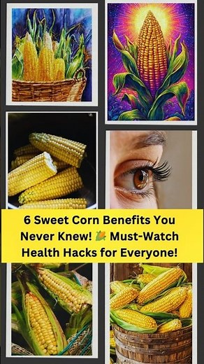 ⚡6 Sweet Corn Benefits You Never Knew! 🌽 Must-Watch Health Hacks for Everyone!