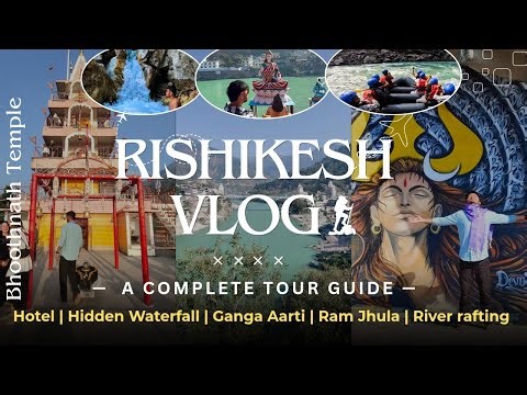 Rishikesh Solo Trip Under ₹5000 | Hidden Waterfall & Bhootnath Temple | Adventure Vlog