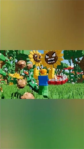 Noob tries SUPER fertilizer, Everything grows mutant big… and attacks 😳 #roblox #stealabrainrot