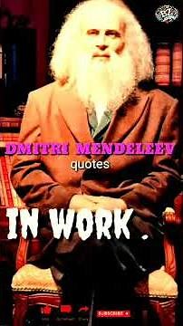 “Dmitri Mendeleev: The Genius Behind the Periodic Table 🔬✨”