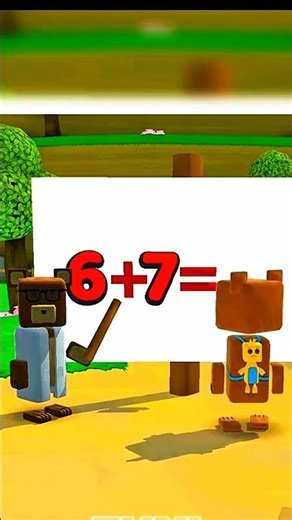 What is 6+7? Super Bear Adventure #superbearadventure