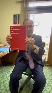 880K views · 10K reactions | A new book just arrived in the office - "The Achievements of Keir Starmer" My exclusive review below... | Rupert Lowe | Facebook