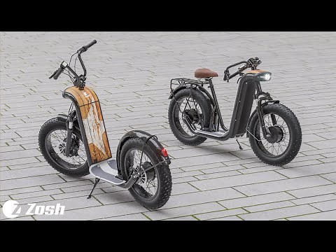 ZOSH Allroad | Trottinette électrique tout terrain française idéale pour camping-car