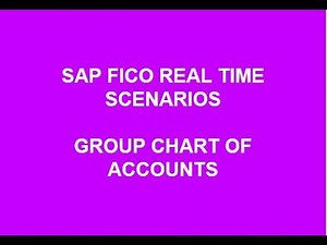 SAP FICO Group chart of Accounts