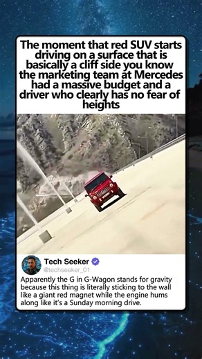CLIMBING A DAM IN A MERCEDES