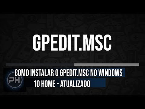 Como Instalar o GPEDIT.msc no Windows 10 Home - Atualizado