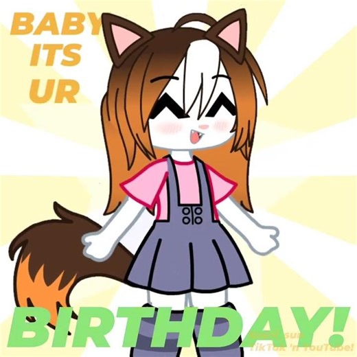 BABY, ITS YOUR BIRTHDAY !!!!!! #oc #trend #animation #shorts #iloveyou