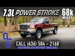 7.3l Powerstroke For Sale: 1999 Ford F-250 XLT Super Duty Diesel 4x4 With Only 68k Miles
