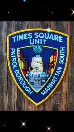 NYPD Patrol Borough Manhattan South Times Square Unit New Years Eve patch is available at www.underdogpatchdesigns.com #nypd #nypdpolice #nycpolice #newyorkcitypolice #newyorkpolice