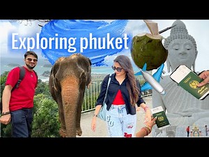 Phuket Travel Vlog 🇹🇭Exploring Phuket full day tour ✈️ Home to Paradise 🌴Ep 1 #youtube #travelvlog