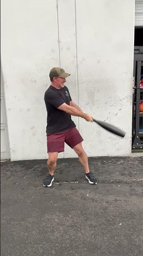 55 lb Clubbell / Steel Club 2 Handed Inside Pendulum