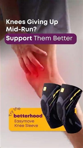 Knees Giving Up Mid-Run? 🏃 Support Them Better | betterhood Knee Sleeves