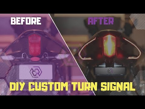 CHEAP, EASY, DIY turn signal light mod Tutorial 2015+ R1/R1M