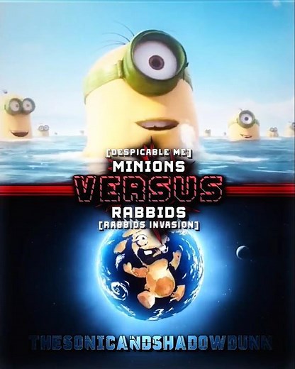 Minions Vs Rabbids #meme #edit #vsbattle #despicableme #rabbidsinvasion