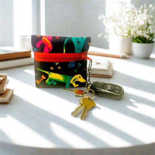 Mini Zipper Pouch, Coin Purse, Organizer - Etsy