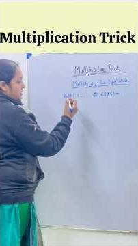 Multiply in Seconds/Math Hack/Multiply Tricks/Multiply Hacks/Mathematic Shortcuts