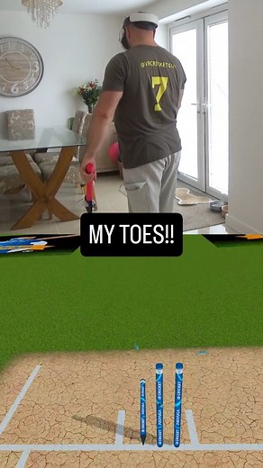 5.1K views · 71 reactions | The bowlers are targeting my toes. They are going for the Yorker delivery. #cricket #vrcricket #yorkers | VR Cricket Guy | Facebook