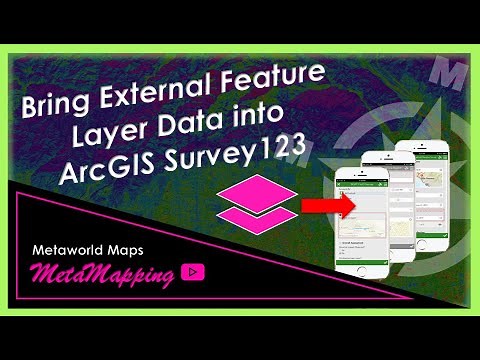 Bring External Feature Layer Data into #ArcGIS #Survey123