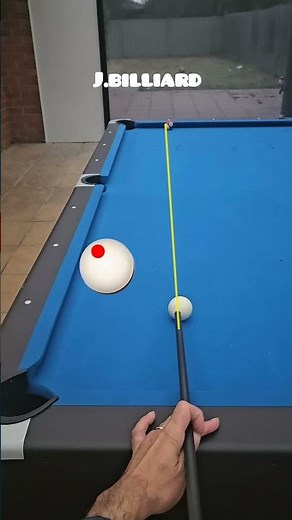 Hit long banks like clockwork with this rail shot hack - distance no problem! 🎱📏