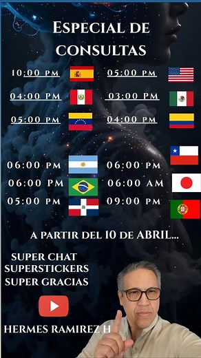 13K views · 62 reactions | TODOS LOS DÍAS Deseas participar en este maravilloso encuentro. CUPOS LIMITADOS CON TU DONACIÓN, EL TIEMPO DE TU CONSULTA… LO DECIDES TU HABLAREMOS DE TU PASADO, PRESENTE Y FUTURO Los ESPERO | Hermes Ramirez H | Facebook