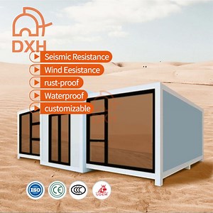 [Hot Item] Dxh Resort Prefabricated Family Living Holiday Beach Hut Office Expandable Container House