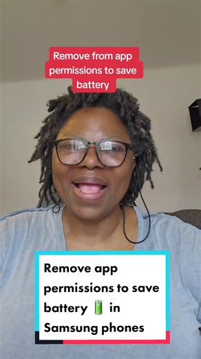 Remove app permissions to save battery 🔋 in Samsung phones