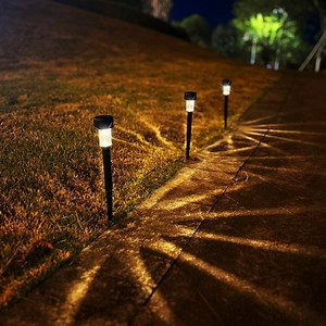 Solar Lights Outdoor, 10pcs LED Waterproof Pathway Lights for Garden, Landscape, Path, Yard, Patio.