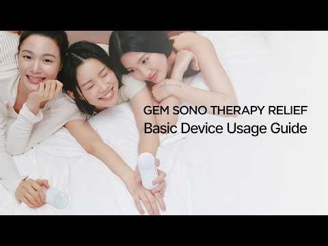 Gem Sono Therapy Relief – Basic Usage Guide