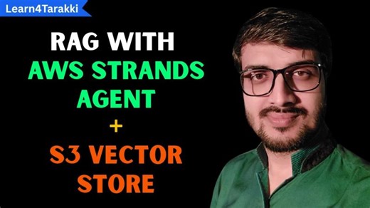Building AWS RAG Agents with S3 Vector Store | Anup G. posted on the topic | LinkedIn