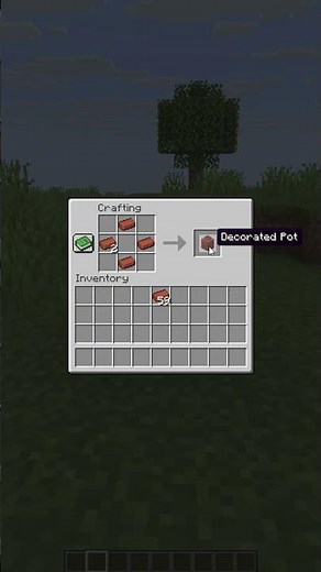 How to Craft a Decorated Pot in Minecraft
