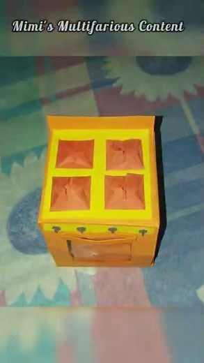 DIY Paper Craft | Kitchen Stove with Oven #shorts