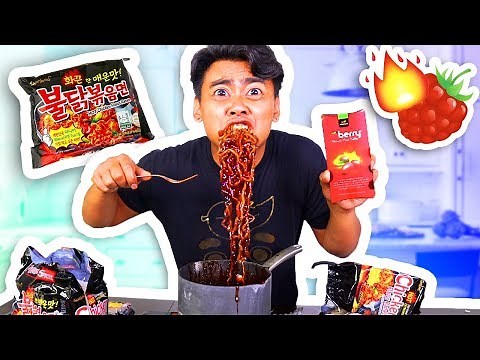 SPICY RAMEN + MIRACLE BERRY EXPERIMENT!
