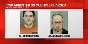Two arrested in McDowell County on multiple charges