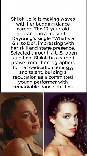 Shiloh Jolie Shines in Dance Debut #ShilohJolie #DanceStar #RisingTalent