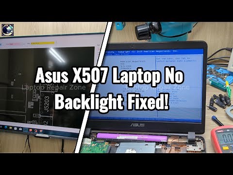 Asus laptop no light on screen | asus laptop backlight problem | dim screen fixed !!