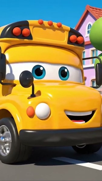 The school bus song — school bus rolling down the street #songschool #catchysong #kidssongs