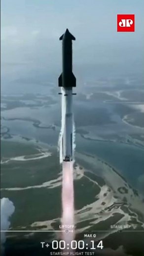 SpaceX lança Starship, maior nave do mundo pela 12ª vez; assista #shorts