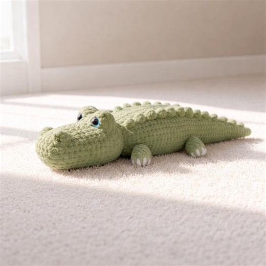 No Sew Crocodile Crochet Pattern PDF – Easy Beginner Amigurumi Alligator Toy - Etsy Australia
