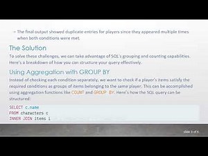 How to Use SQL Conditions to Check Multiple Criteria and Get Unique Results