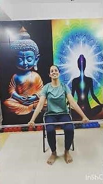 Powerful Malhari Chair + Stick Workout 💥 #chairdance #pcosworkout #malhari